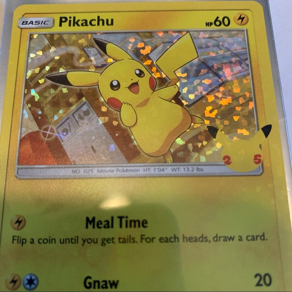 mcdonalds pikachu holographic card Pokemon 2021 Pokémon McDonald's Collection Pikachu Holo 25/25 PSA 9 MINT —  $50.0 main image 0